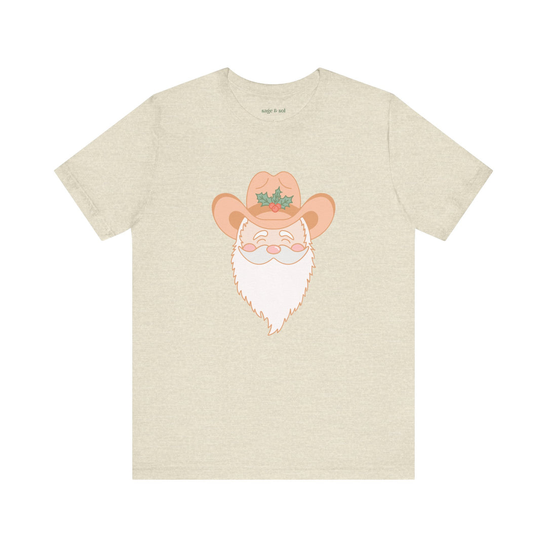 Cowboy Santa Short Sleeve Tee