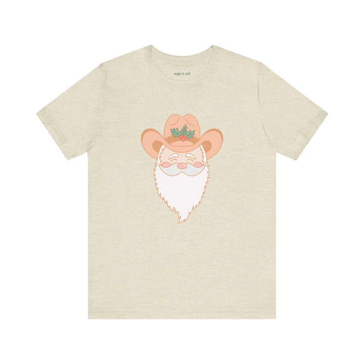 Cowboy Santa Short Sleeve Tee