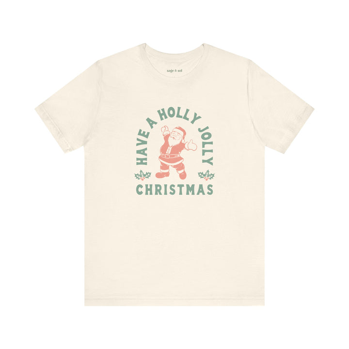 Holly Jolly Christmas Short Sleeve Tee