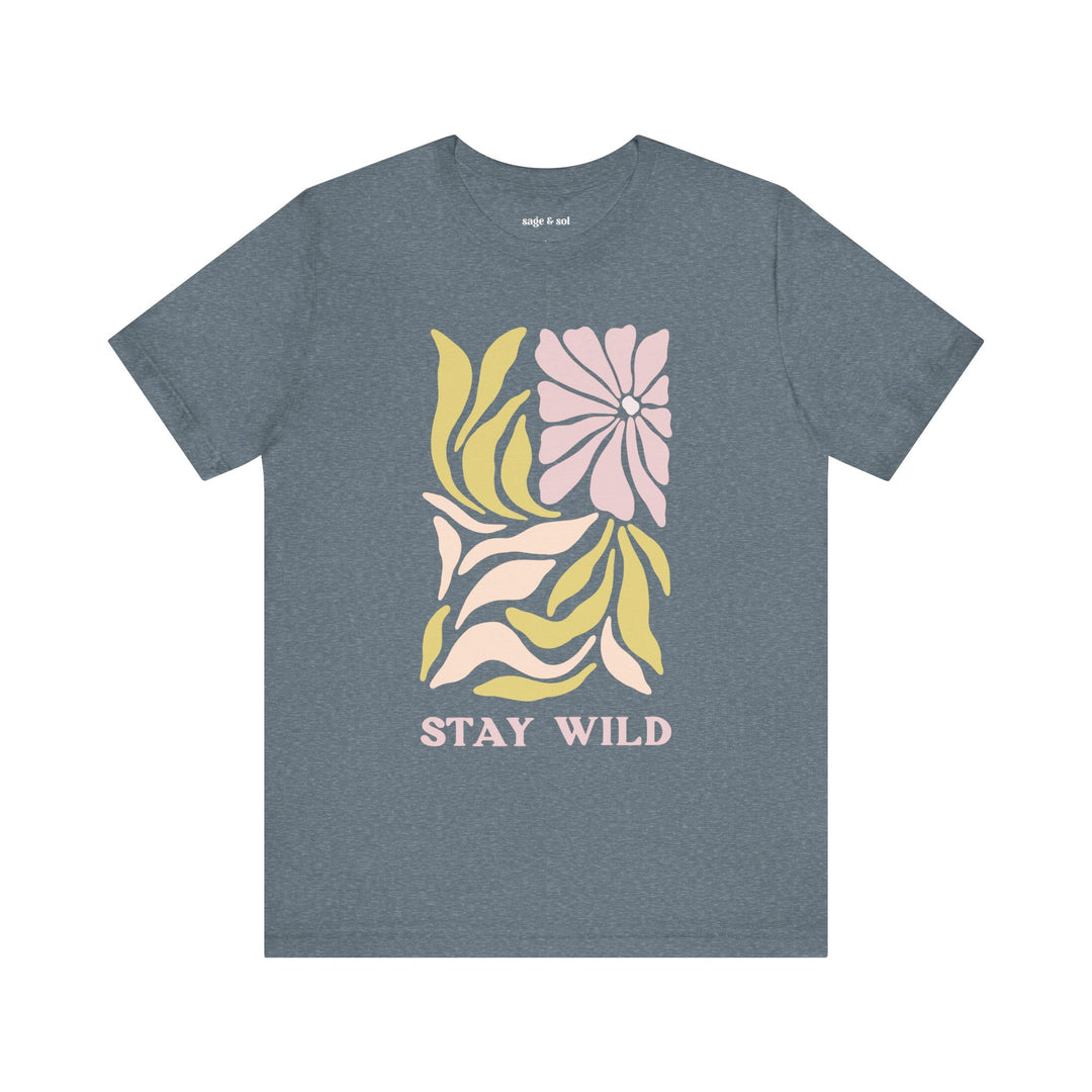 Stay Wild Short Sleeve Tee