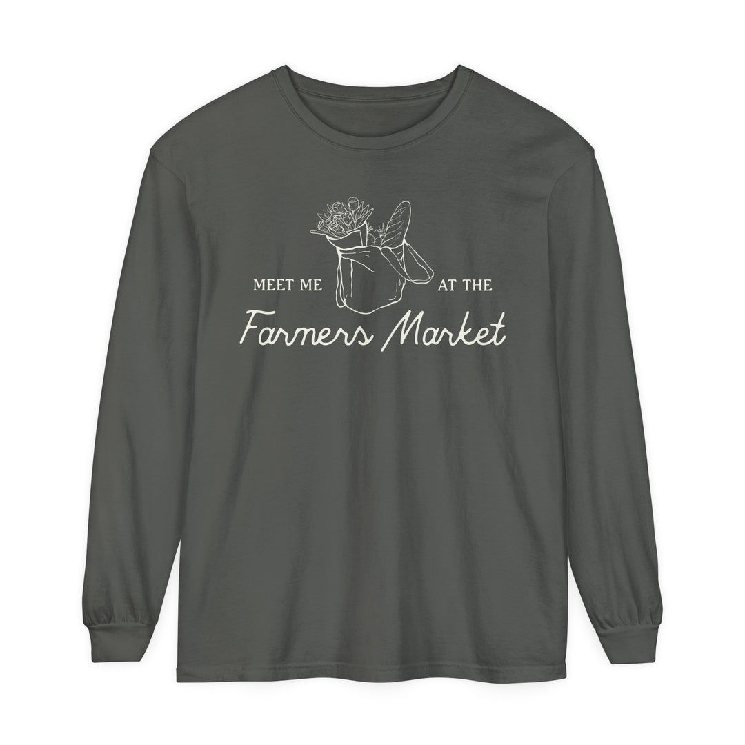 Meet Me at the Farmers Market Long Sleeve Tee