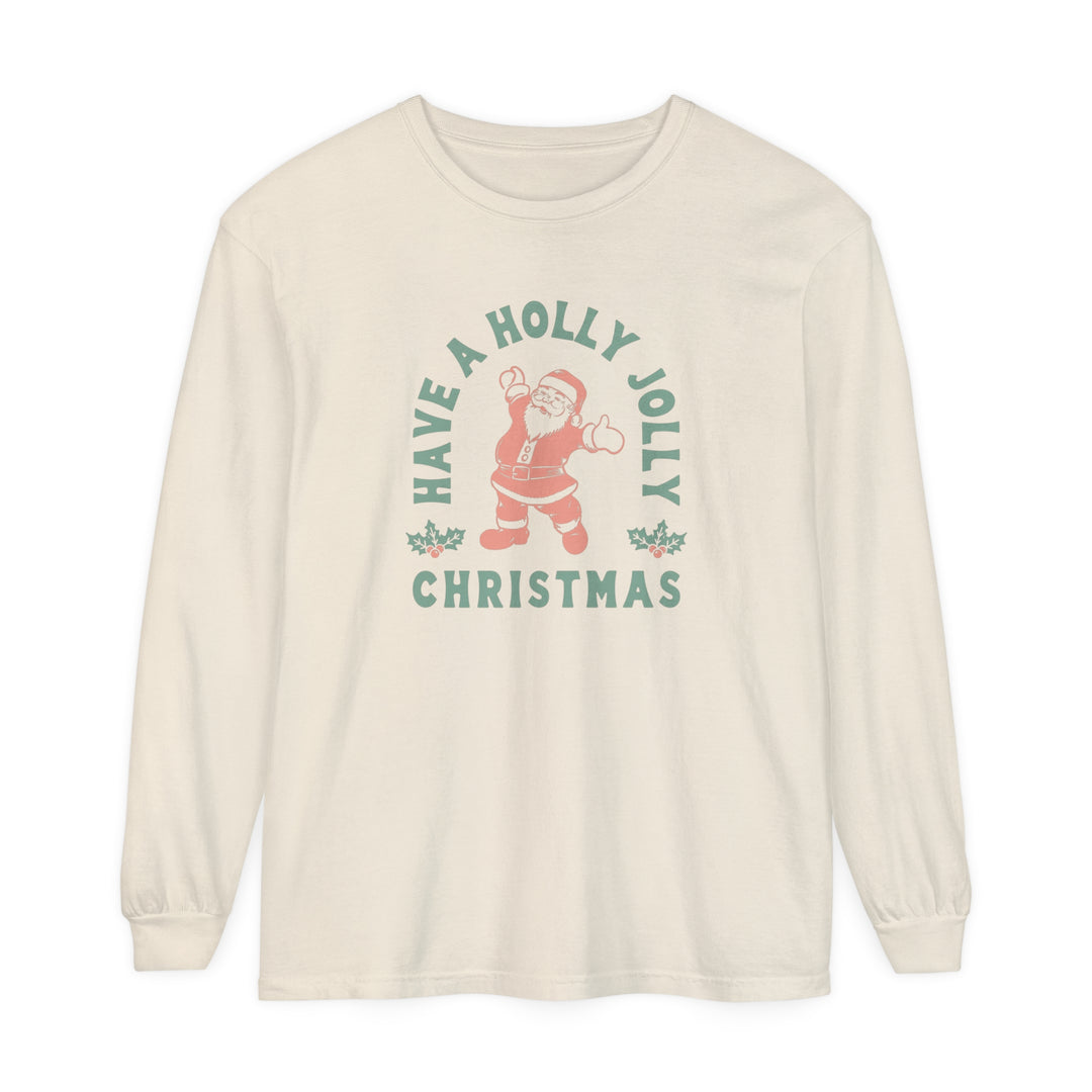 Holly Jolly Christmas Long Sleeve Tee