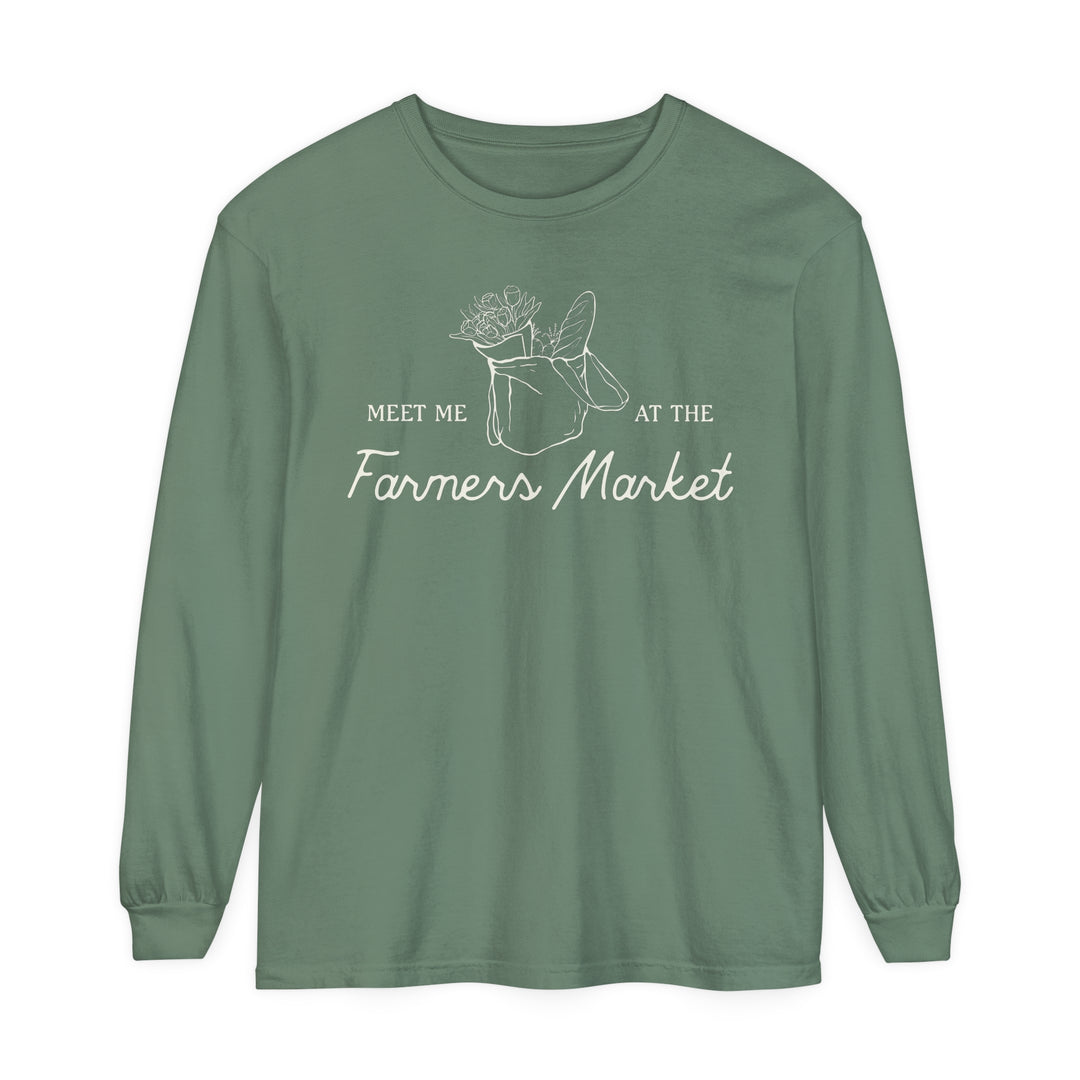 Meet Me at the Farmers Market Long Sleeve Tee