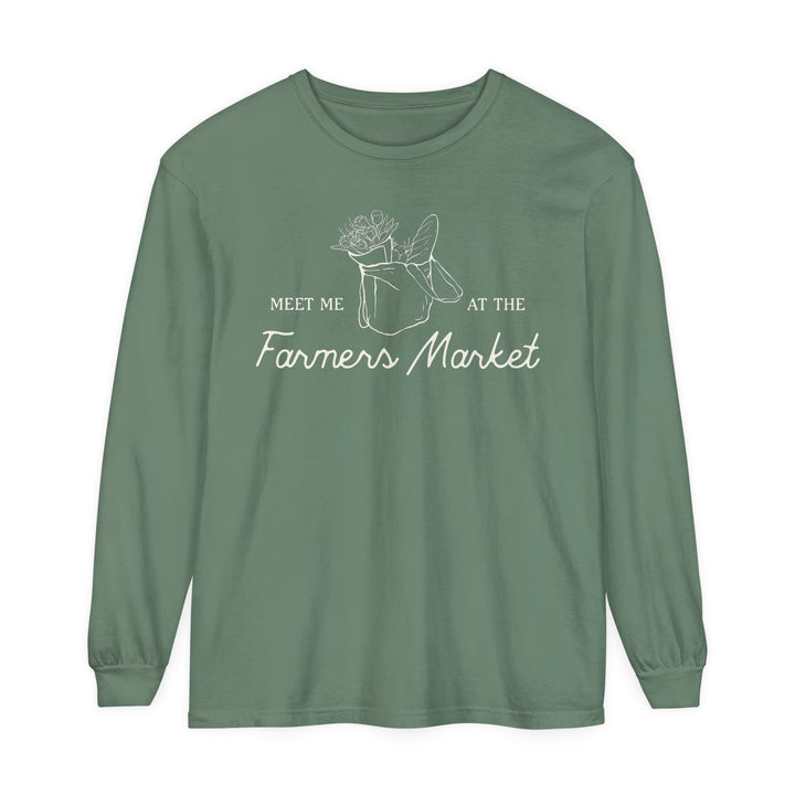 Meet Me at the Farmers Market Long Sleeve Tee