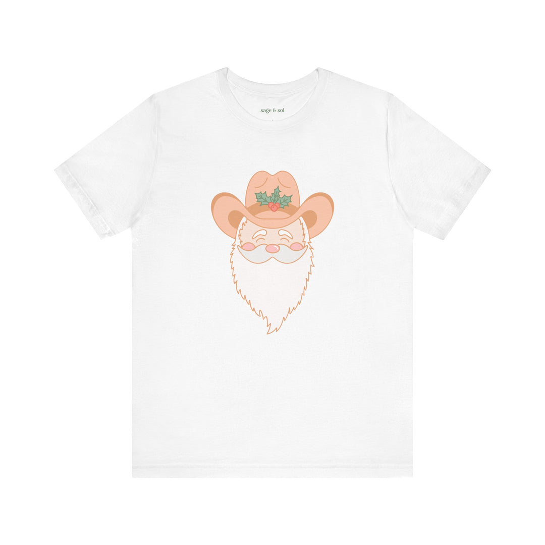 Cowboy Santa Short Sleeve Tee