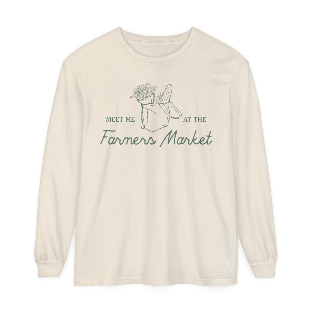 Meet Me at the Farmers Market Long Sleeve Tee