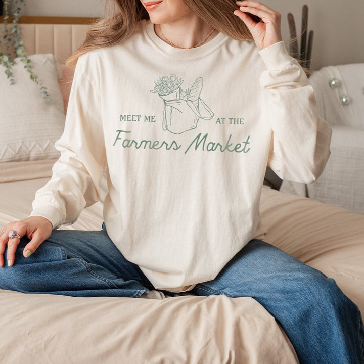 Meet Me at the Farmers Market Long Sleeve Tee